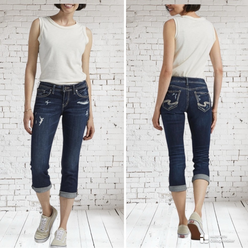 Silver Suki Capris - image 1